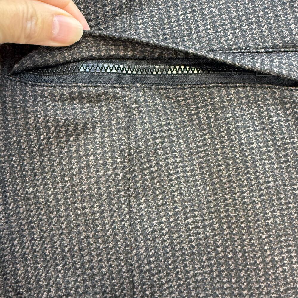 Athleta Delancey Houndstooth Tight Women's M Brown Black Business Casual EUC - Picture 5 of 15